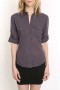 Charcoal Sheri Collar Shirt